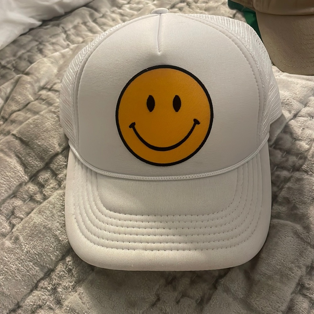 smiley face hat